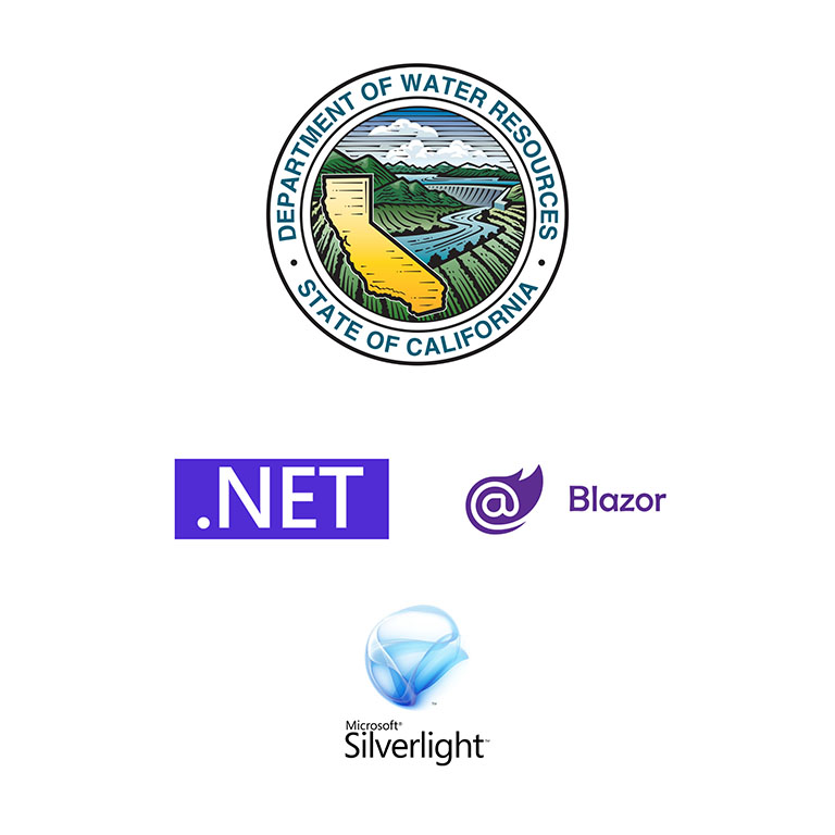 Department of Water Resources with .NET, Blazor and Microsoft Silverlight